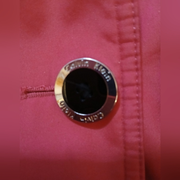 CALVIN KLEIN Trench Coat. Womens. Hot Pink. Tags removed. Fits like a medium - Picture 7 of 16